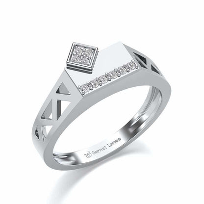 The Uncanny Ring For Men - White Gold - Image 1
