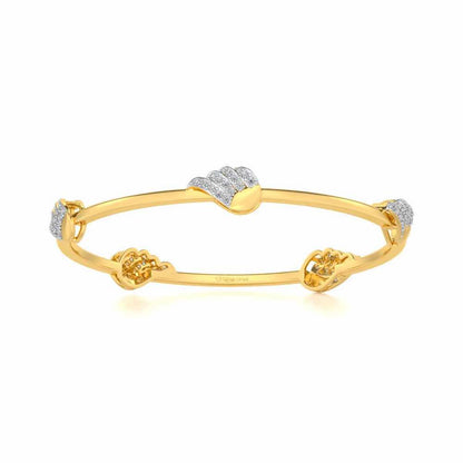 The Vice Silver Bangles - Yellow Gold - Image 4