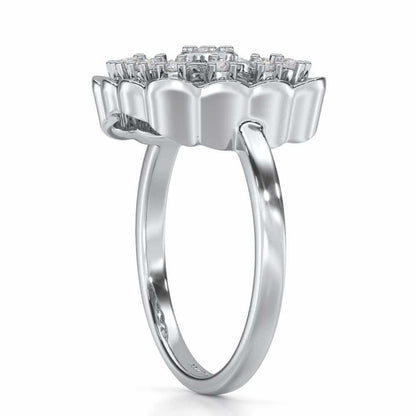 The World Silver Ring - White Gold - Image 3
