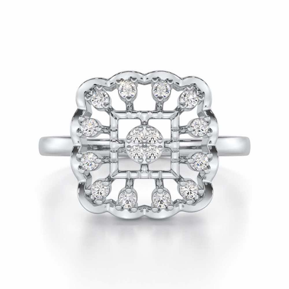 The World Silver Ring - White Gold - Image 4