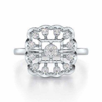 The World Silver Ring - White Gold - Image 4