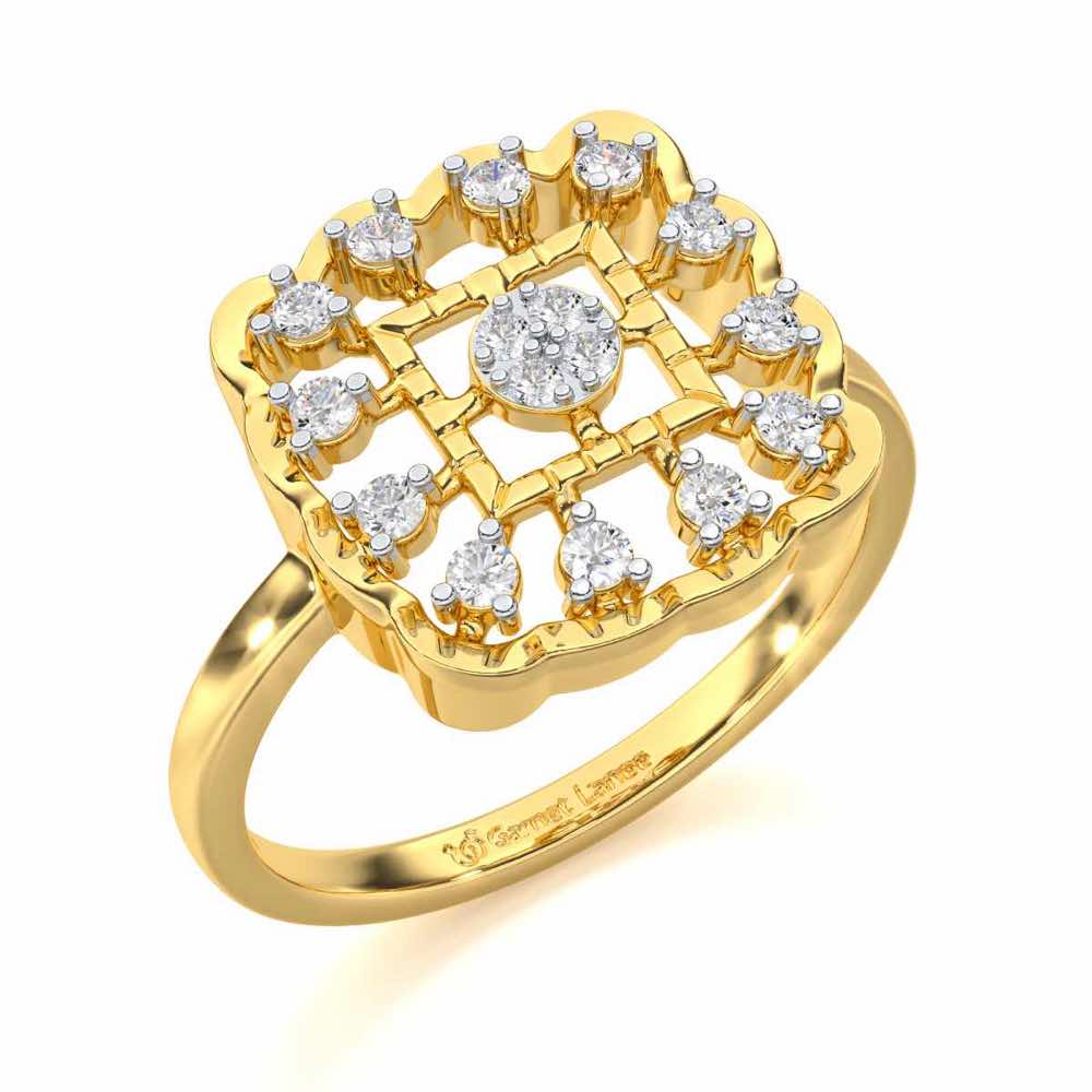 The World Silver Ring - Yellow Gold - Image 1