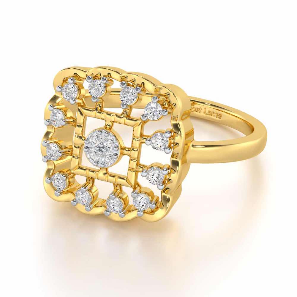 The World Silver Ring - Yellow Gold - Image 2
