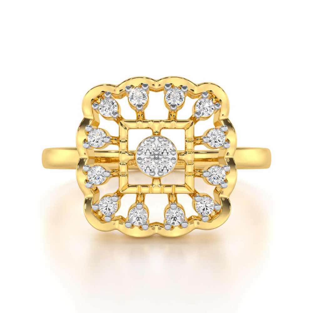The World Silver Ring - Yellow Gold - Image 4