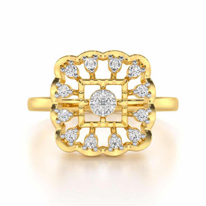 The World Silver Ring - Yellow Gold - Image 4