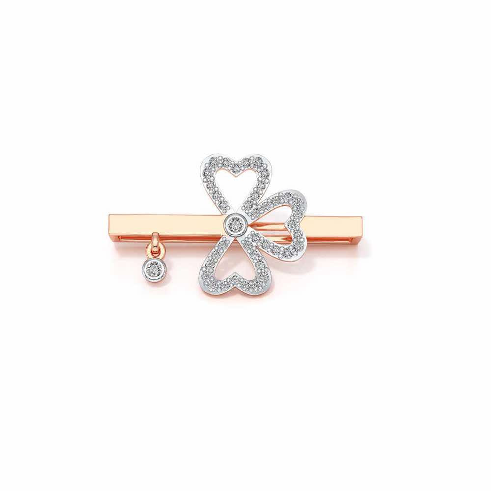 Three Petals Silver Watch Band - Rose Gold - Image 2