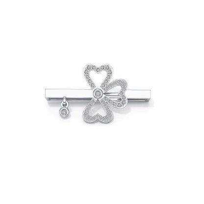 Three Petals Silver Watch Band - White Gold - Image 2