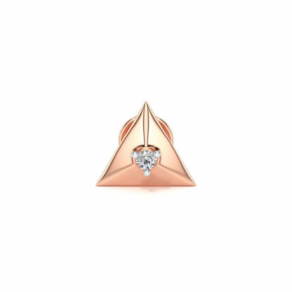 Three Side Silver Watch Pin - Rose Gold - Image 2