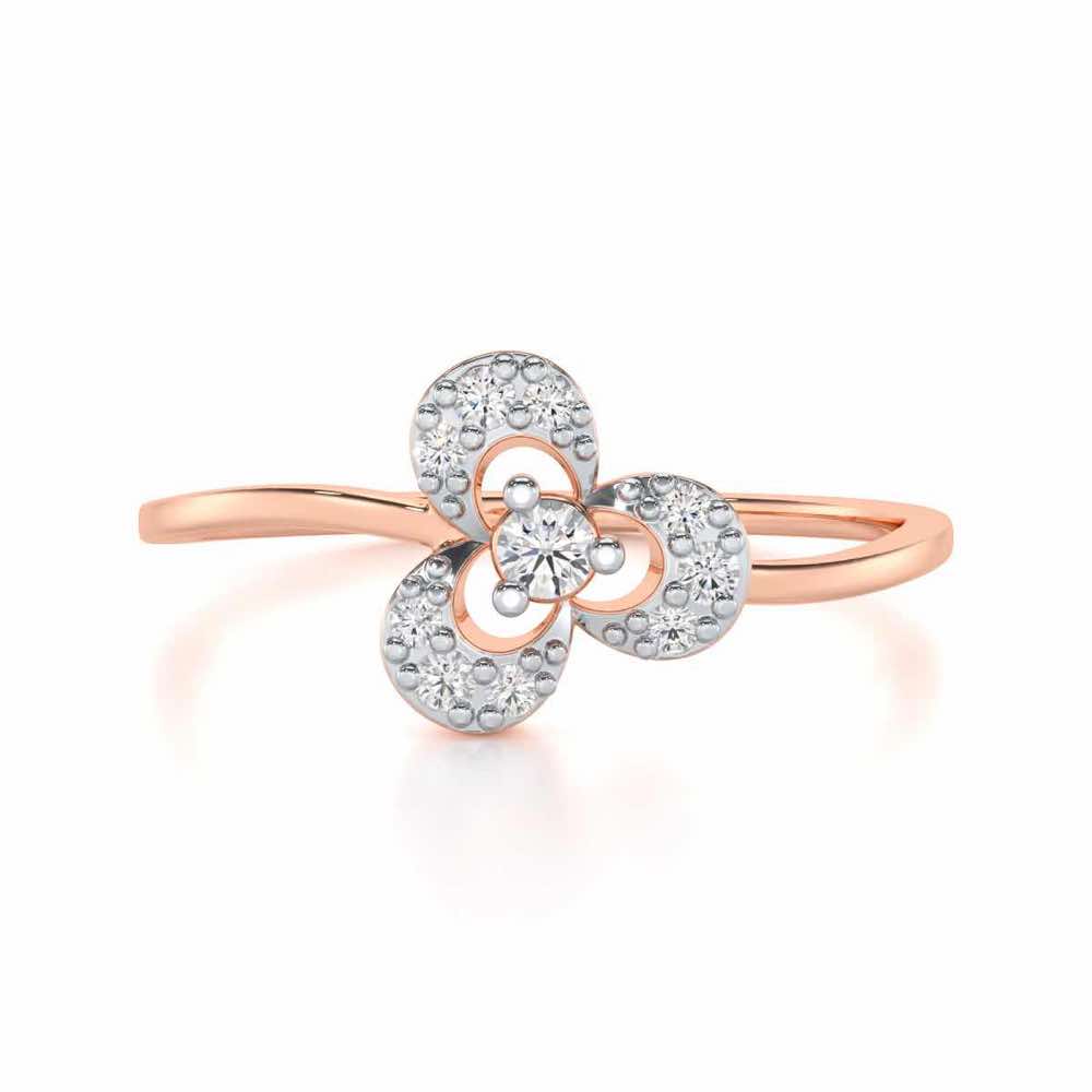 Time Treasure Silver Ring - Rose Gold - Image 4