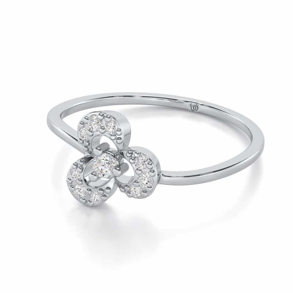 Time Treasure Silver Ring - White Gold - Image 2