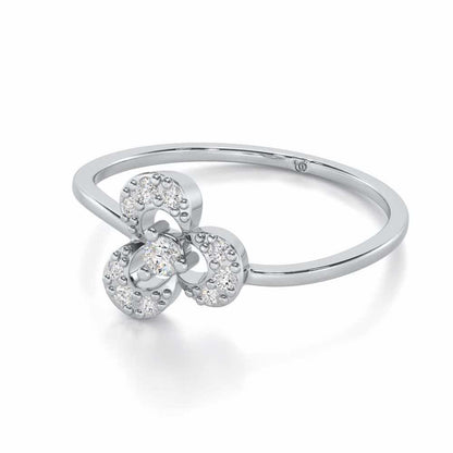 Time Treasure Silver Ring - White Gold - Image 2