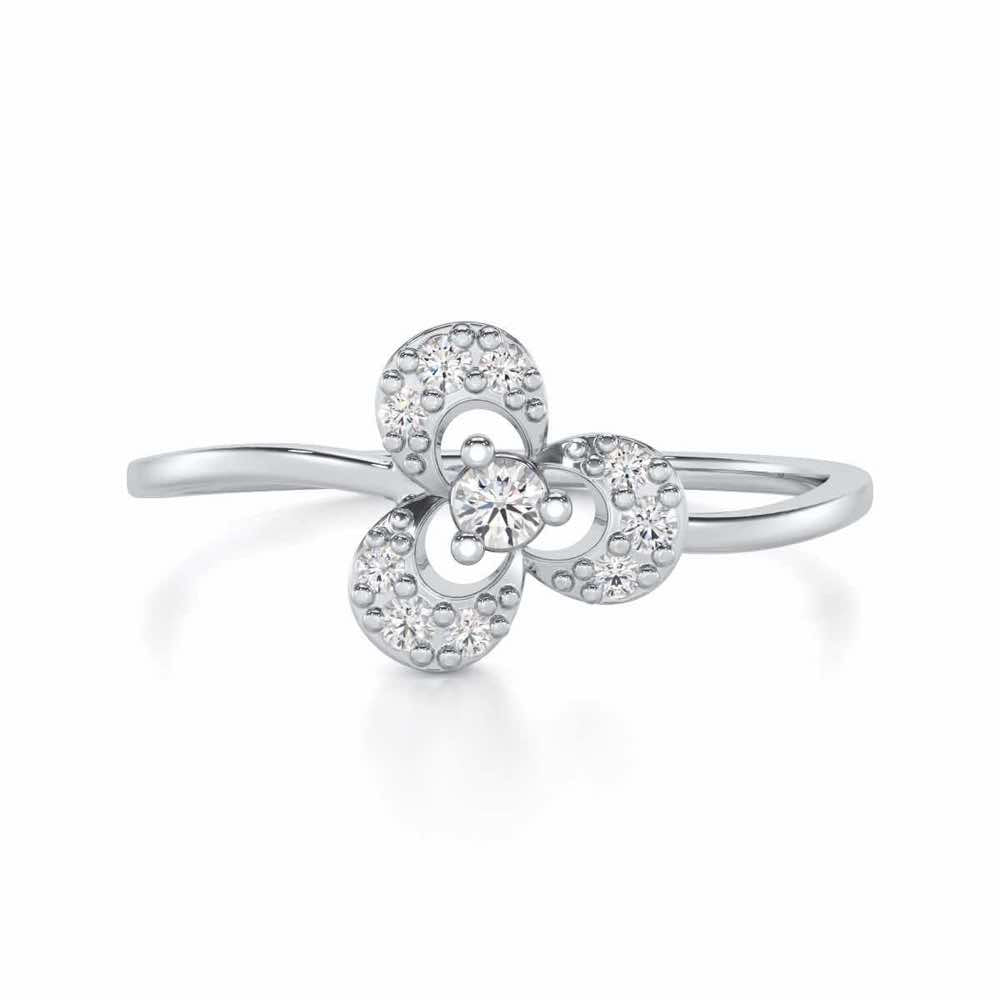 Time Treasure Silver Ring - White Gold - Image 4