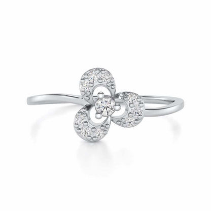 Time Treasure Silver Ring - White Gold - Image 4