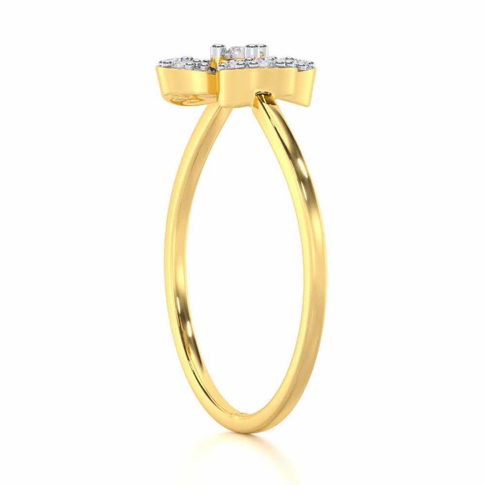 Time Treasure Silver Ring - Yellow Gold - Image 3