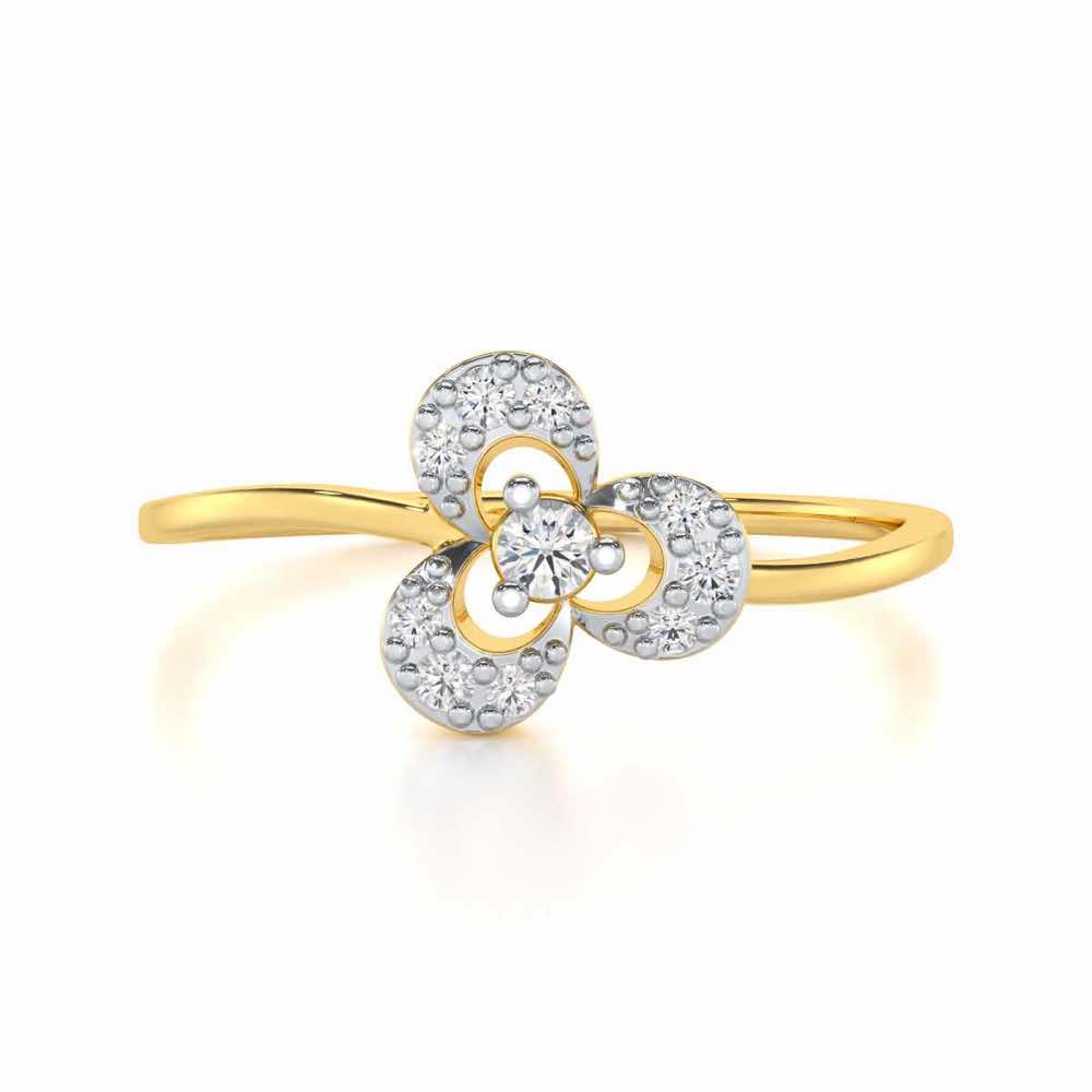 Time Treasure Silver Ring - Yellow Gold - Image 4