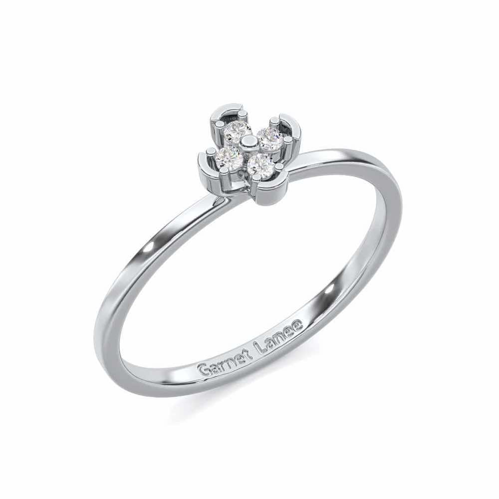 Timeless Silver Ring - White Gold - Image 1