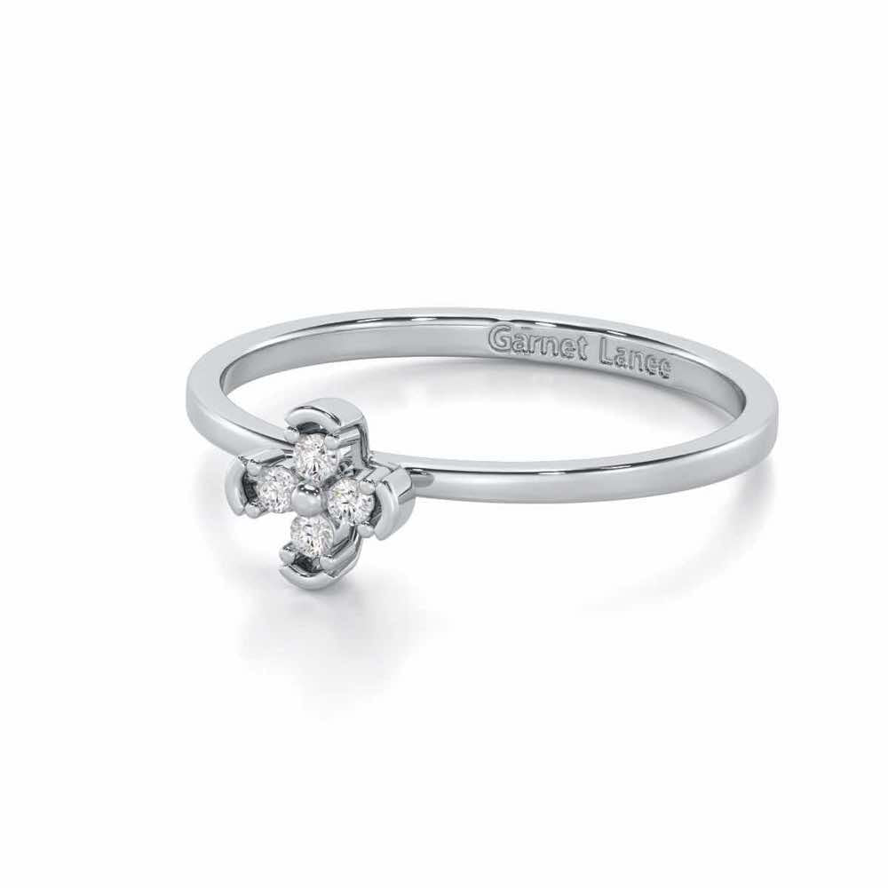 Timeless Silver Ring - White Gold - Image 2