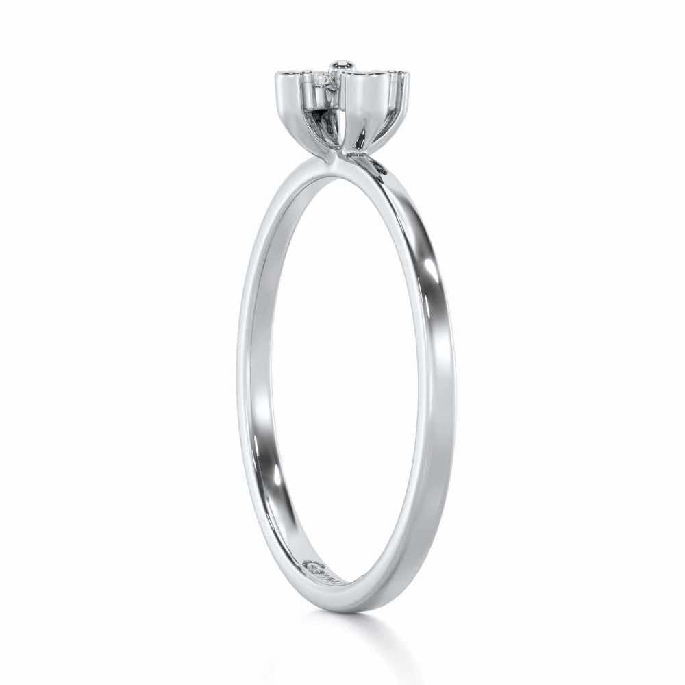 Timeless Silver Ring - White Gold - Image 3