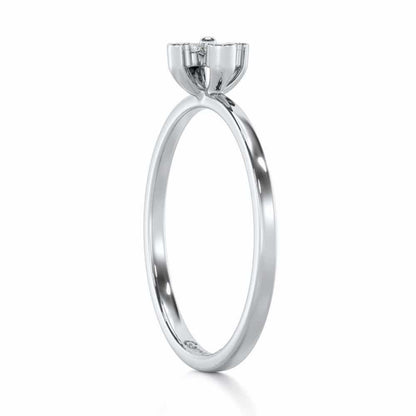 Timeless Silver Ring - White Gold - Image 3