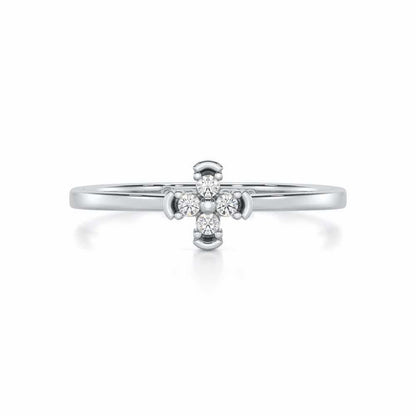 Timeless Silver Ring - White Gold - Image 4