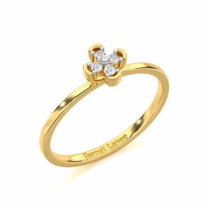 Timeless Silver Ring - Yellow Gold - Image 1