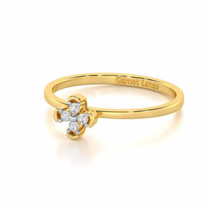 Timeless Silver Ring - Yellow Gold - Image 2