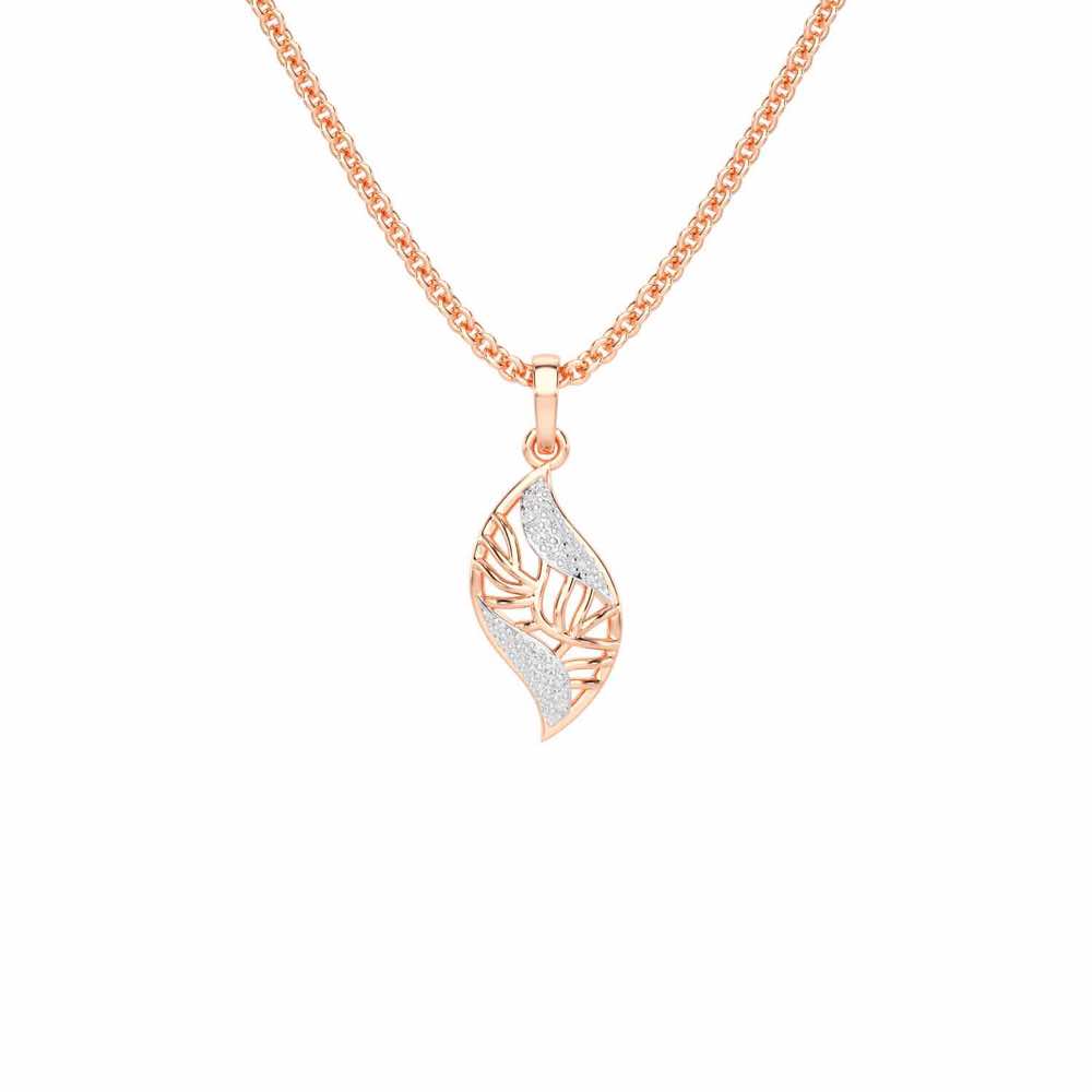 Timeless Shine Silver Pendant - Rose Gold - Image 1