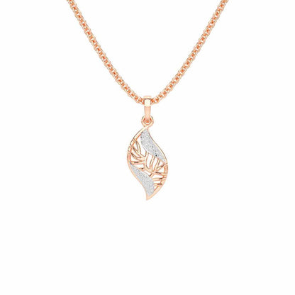 Timeless Shine Silver Pendant - Rose Gold - Image 1