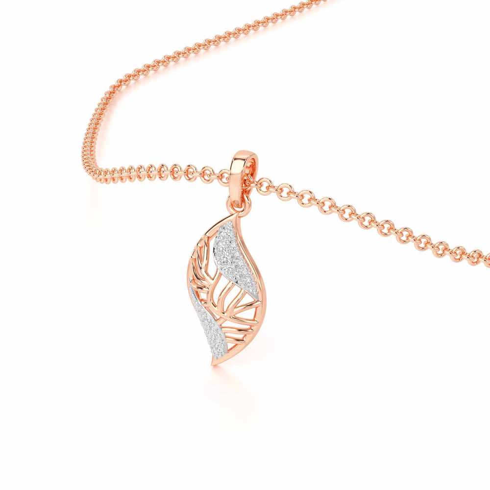 Timeless Shine Silver Pendant - Rose Gold - Image 2