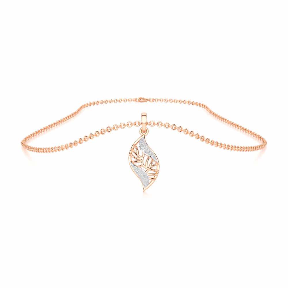 Timeless Shine Silver Pendant - Rose Gold - Image 3