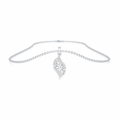 Timeless Shine Silver Pendant - White Gold - Image 3