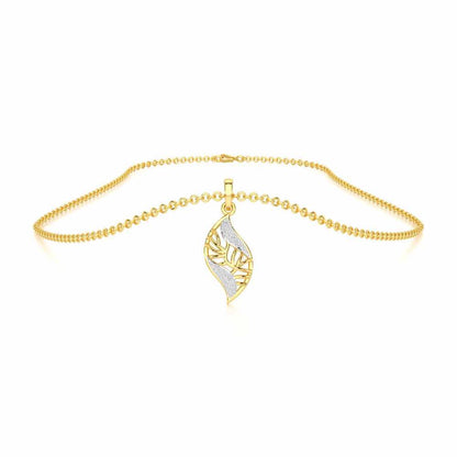 Timeless Shine Silver Pendant - Yellow Gold - Image 3