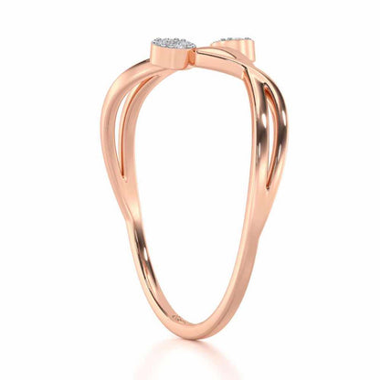 Timeless Treasure Silver Ring - Rose Gold - Image 3