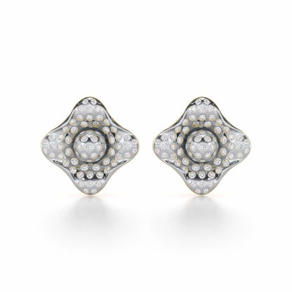 Timeless Twinkle Silver Earrings - Yellow Gold - Image 1