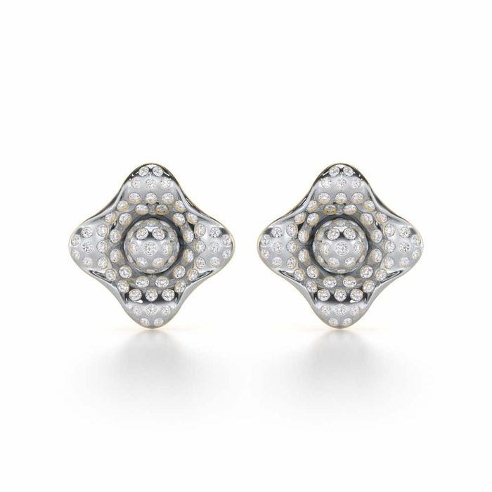 Timeless Twinkle Silver Earrings - Yellow Gold - Image 1