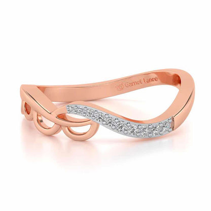 Tinal Silver Ring - Rose Gold - Image 2