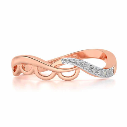 Tinal Silver Ring - Rose Gold - Image 4