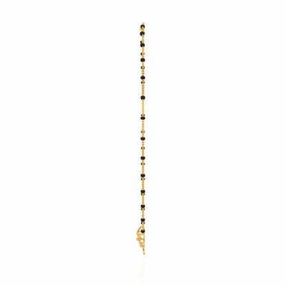 Tinkle Glow Silver Mangalsutra - Yellow Gold - Image 4