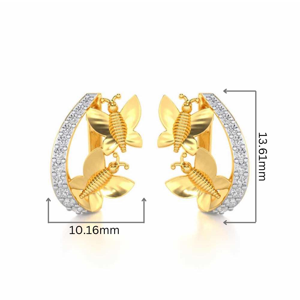 Titli Affair Silver Bali - Yellow Gold - Image 2