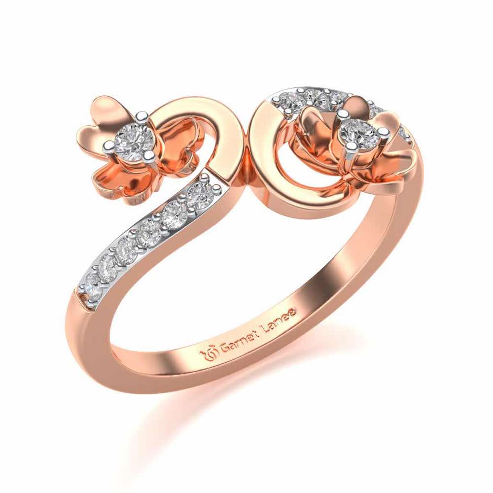 Together Silver Ring - Rose Gold - Image 1