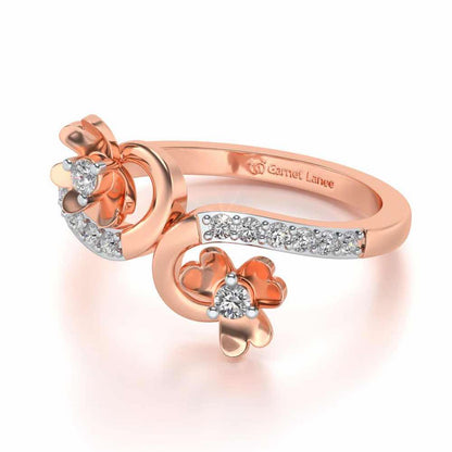 Together Silver Ring - Rose Gold - Image 2