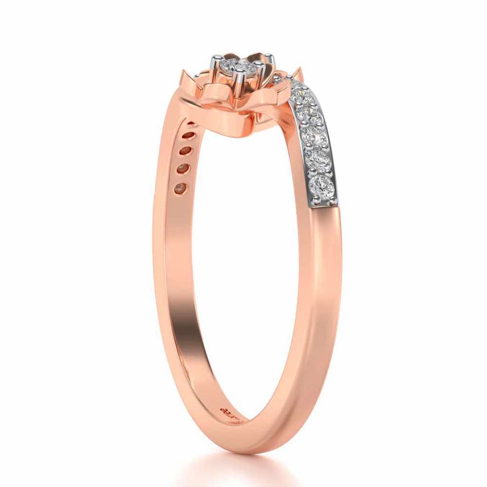 Together Silver Ring - Rose Gold - Image 3