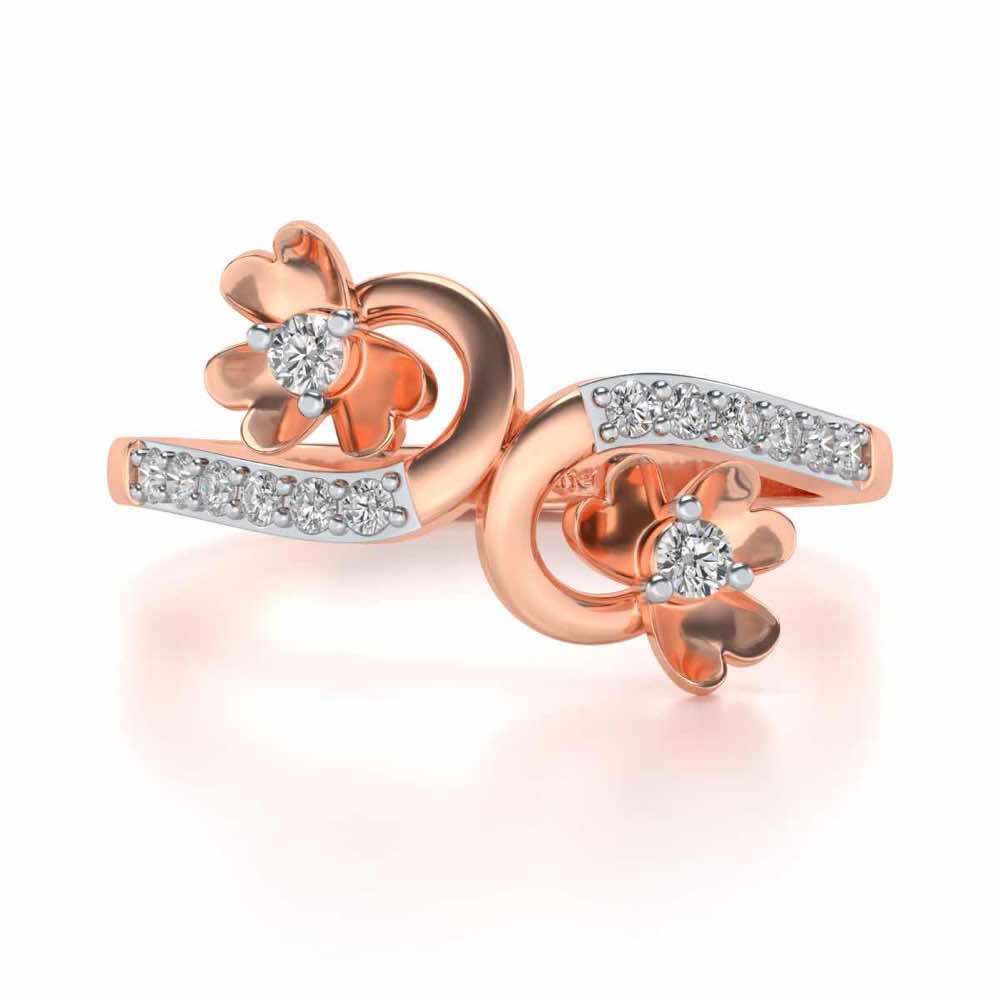 Together Silver Ring - Rose Gold - Image 4