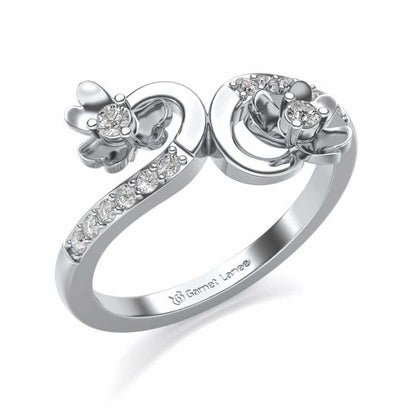 Together Silver Ring - White Gold - Image 1