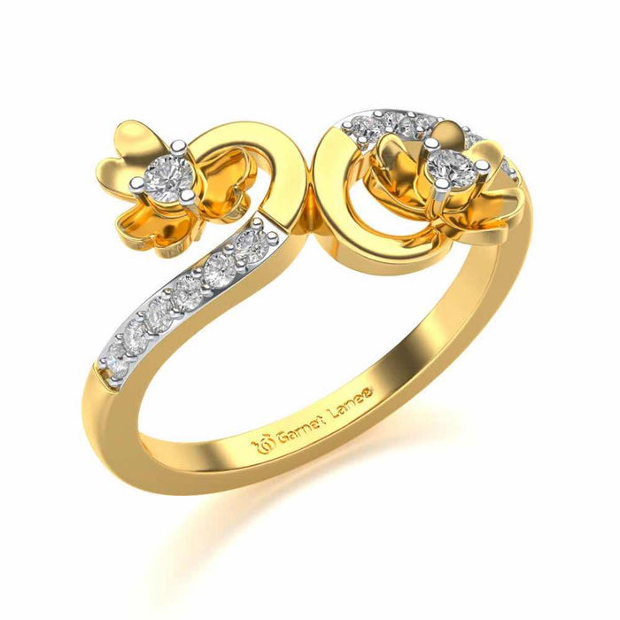 Together Silver Ring - Yellow Gold - Image 1