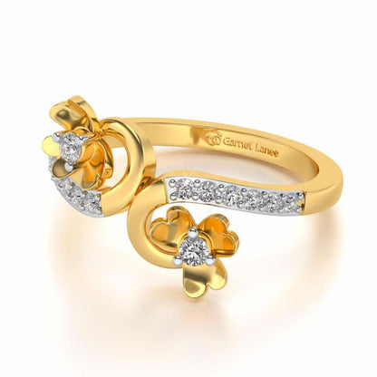Together Silver Ring - Yellow Gold - Image 2