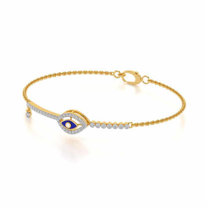 Totem Silver Bracelet - Yellow Gold - Image 3