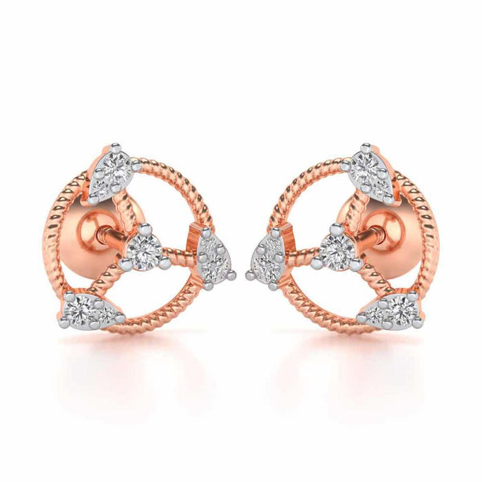Tournoyer Silver Studs - Rose Gold - Image 1