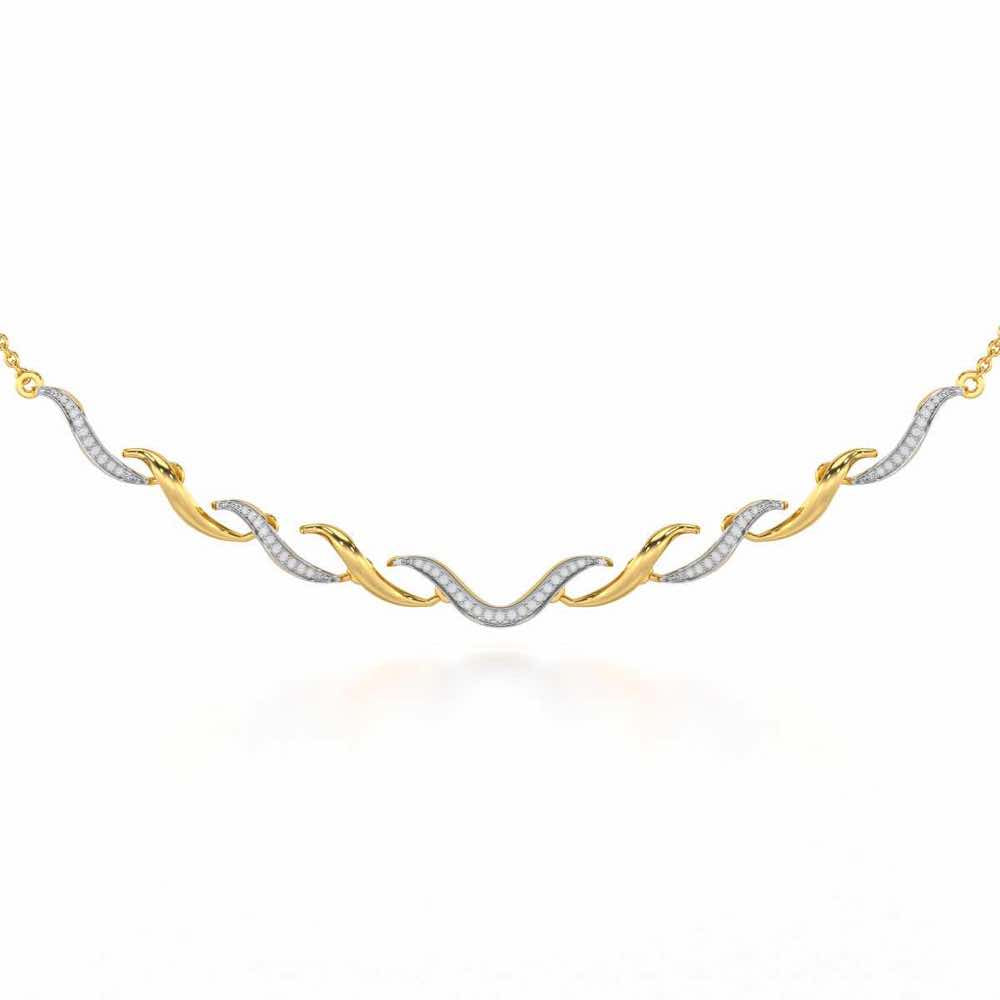 Tranquil Breeze Silver Necklace