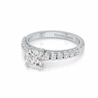 Tranquil Spark Solitaire Ring - White Gold - Image 2